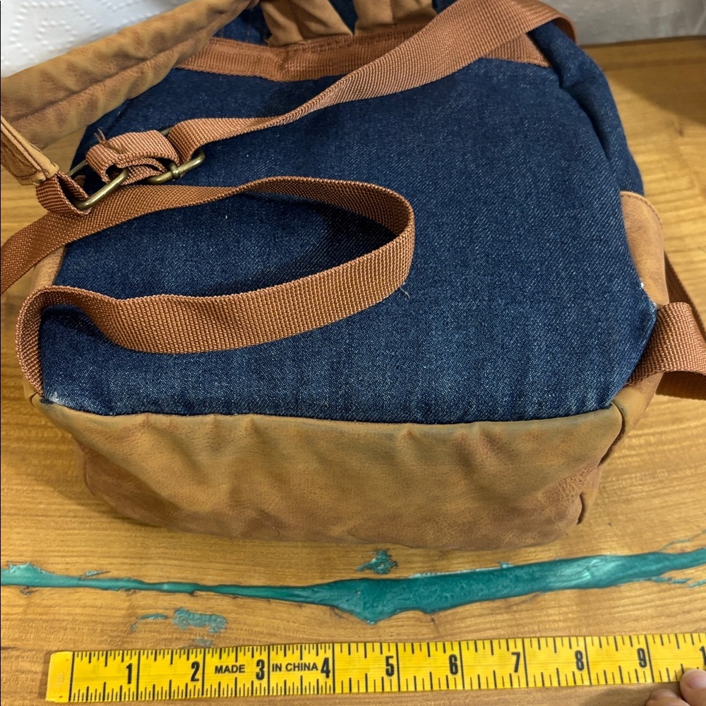 Disney Winnie The Pooh Denim Overall Mini Backpack - Picture 9 of 15